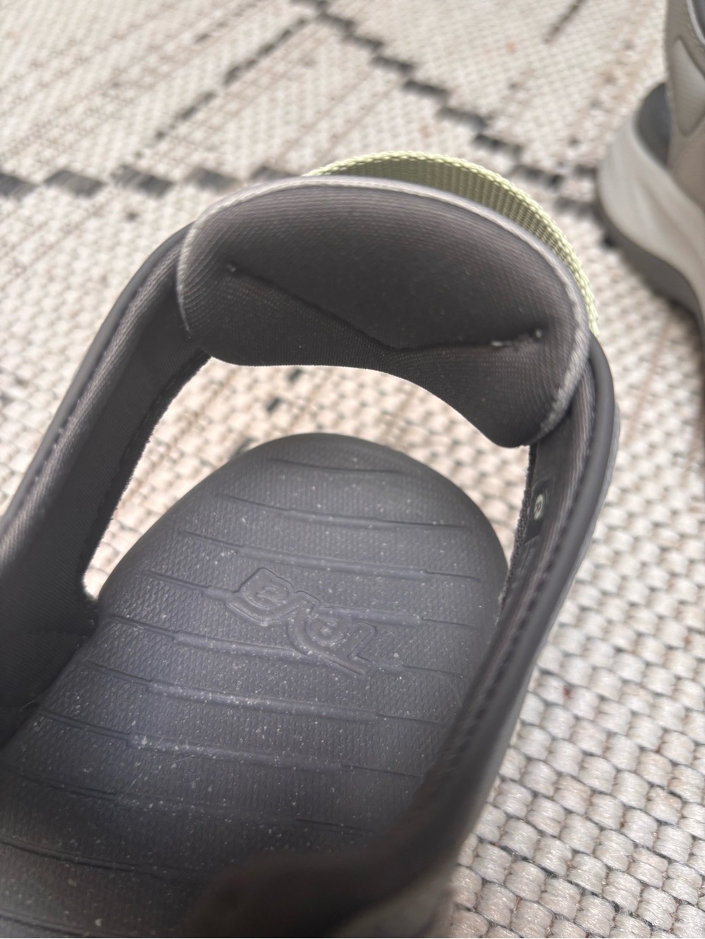 Teva Gray and Olive Strappy Hiking Sandals - Picture 5 of 5